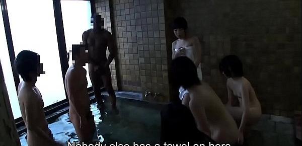  JAV black student mixed bathing interracial blowjob Subtitles